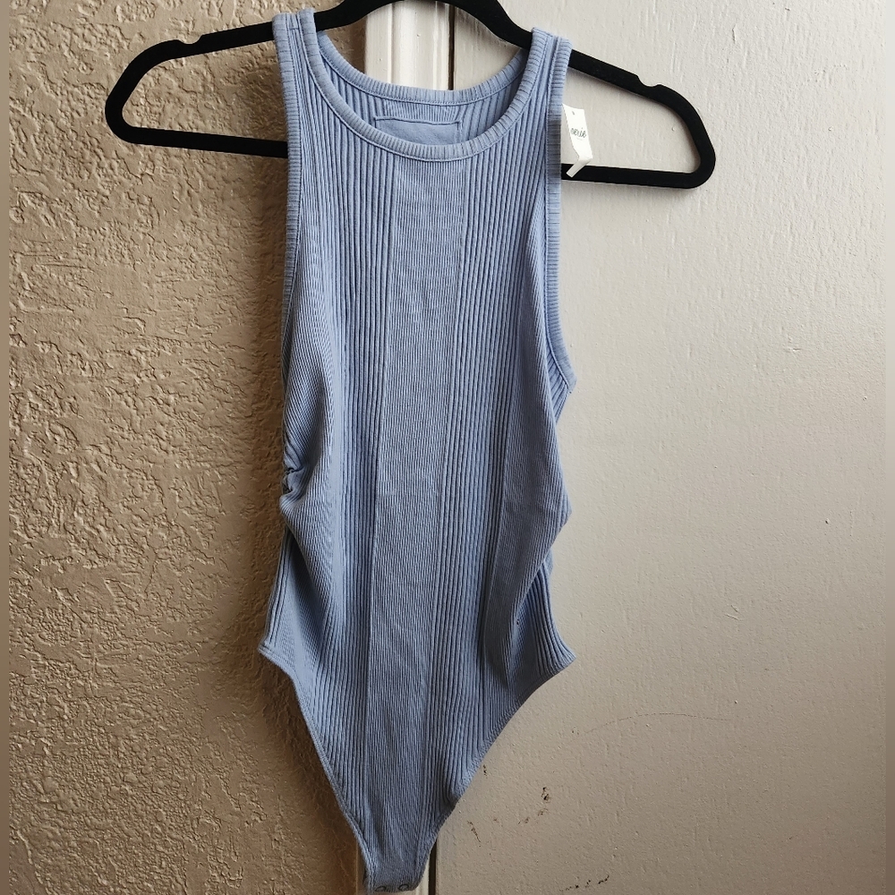 NWT Aerie - High Neck Ribbed Bodysuit